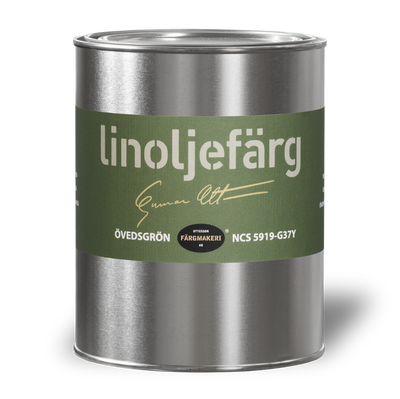 Övedsgrön Linoljefärg 1L