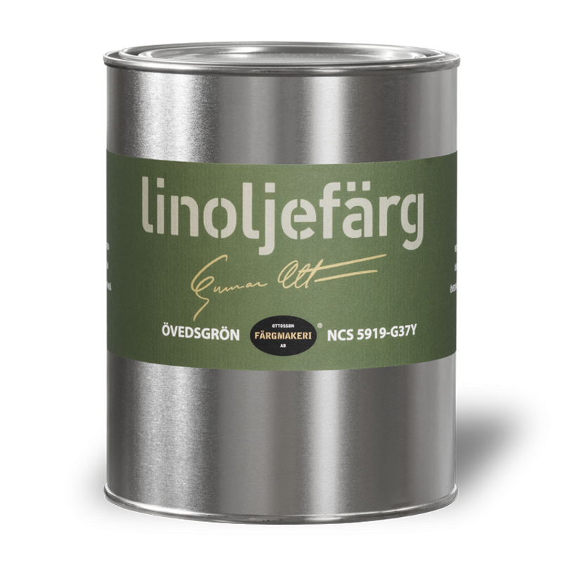 Övedsgrön Linoljefärg 1L