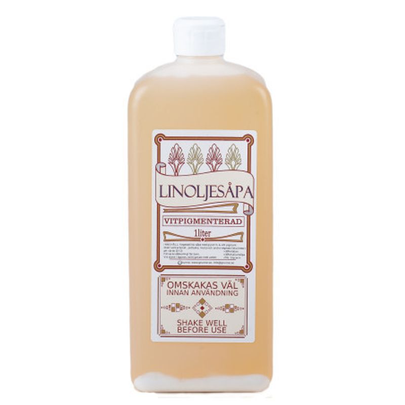 Linoljesåpa Vitpigmenterad 1L, Grunne