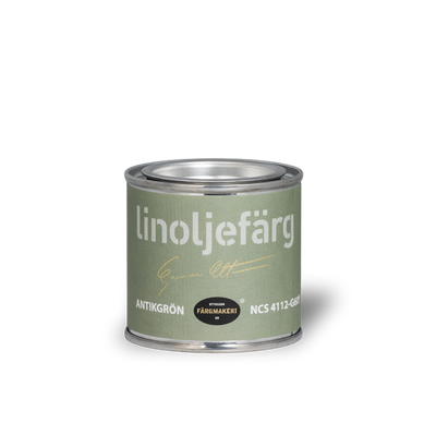 Antikgrön Linoljefärg 0,1L