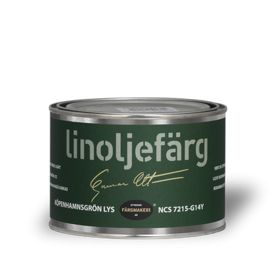 Köpenhamnsgrön LYS Linoljefärg 0,5L
