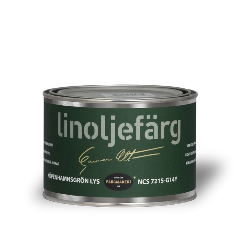 Köpenhamnsgrön LYS Linoljefärg 0,5L