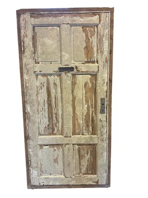 Dörr med 6 speglar, 103,5x208 cm, med karm