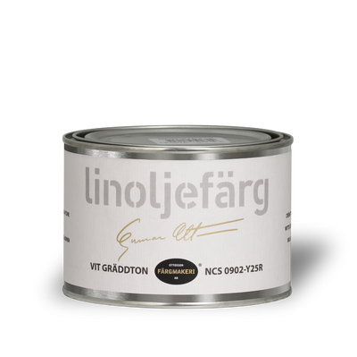 Vit Gräddton Linoljefärg 0,5L