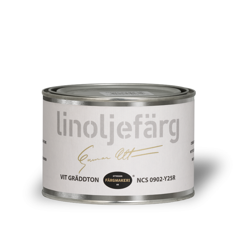 Vit Gräddton Linoljefärg 0,5L