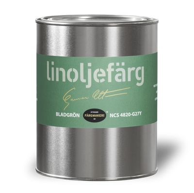 Bladgrön Linoljefärg 1L