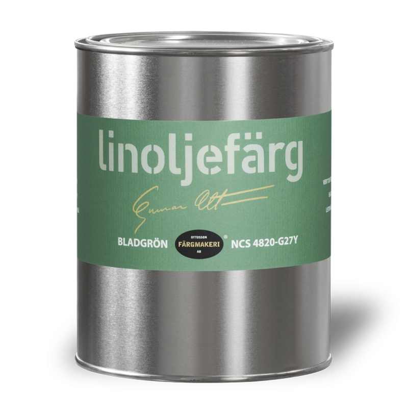 Bladgrön Linoljefärg 1L