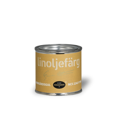 Herrgårdsgul Linoljefärg 0,1L
