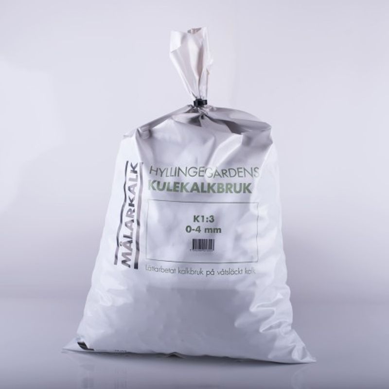 Kulekalkbruk K1:3, 0-4mm, 25 kg