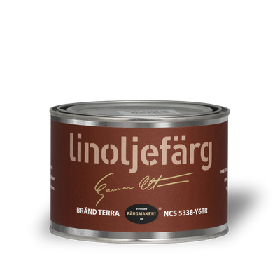 1A-5876 Bränd Terra Linoljefärg 0,5L