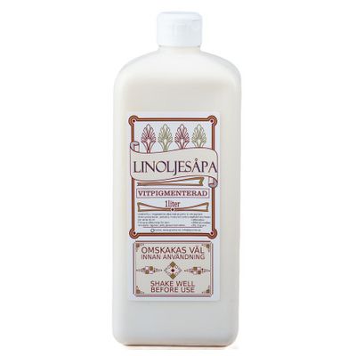 Linoljesåpa Vitpigmenterad 1L, Grunne