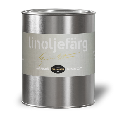 Varmgrå Linoljefärg 1L