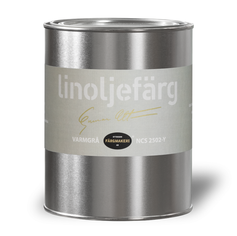 Varmgrå Linoljefärg 1L