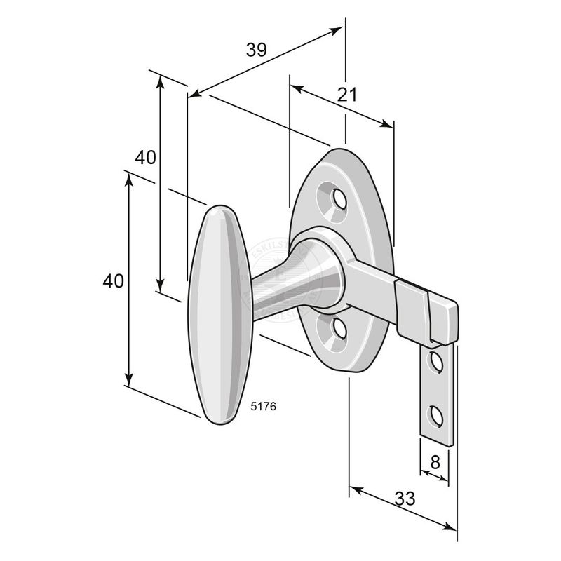 Hake 5176, förnicklad