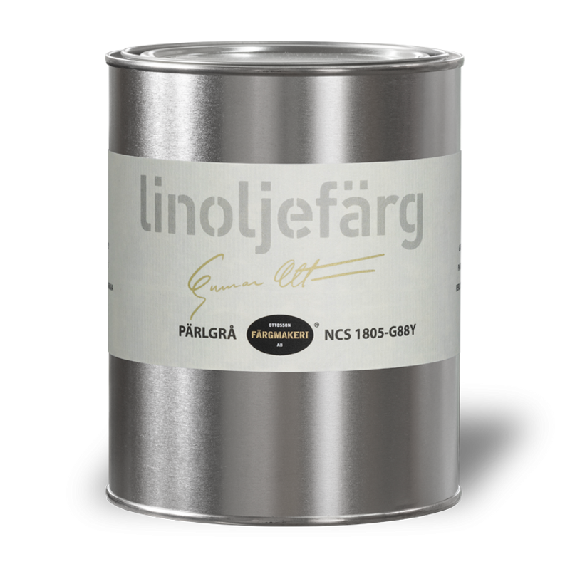 Pärlgrå Linoljefärg 1L