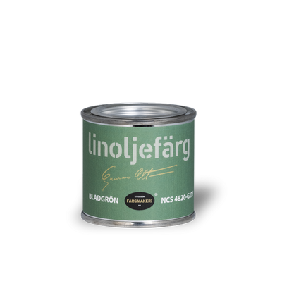 Bladgrön Linoljefärg 0,1L