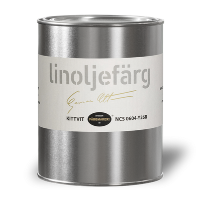 Kittvit Linoljefärg 1L