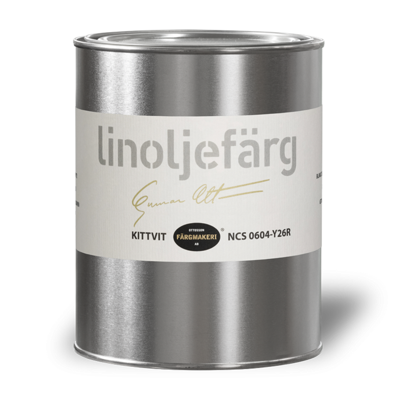 Kittvit Linoljefärg 1L