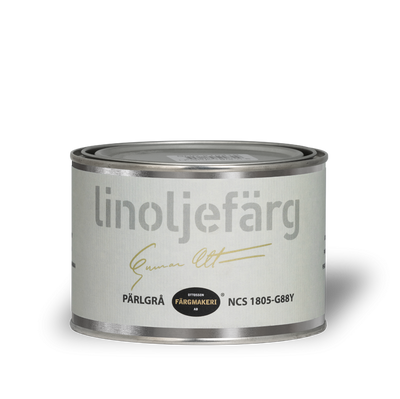 Pärlgrå Linoljefärg 0,5L