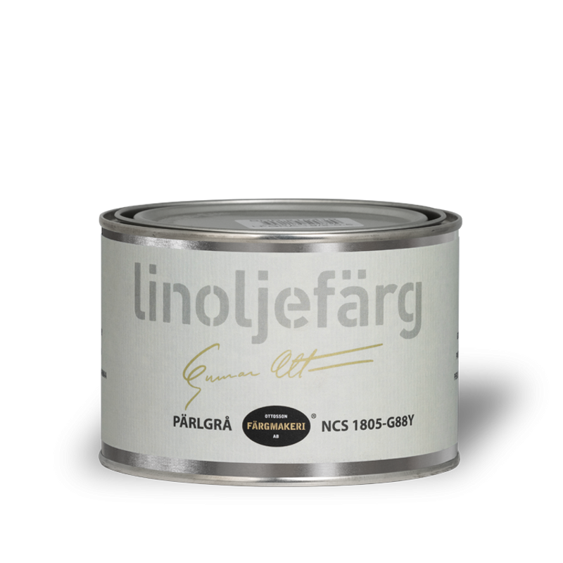 Pärlgrå Linoljefärg 0,5L