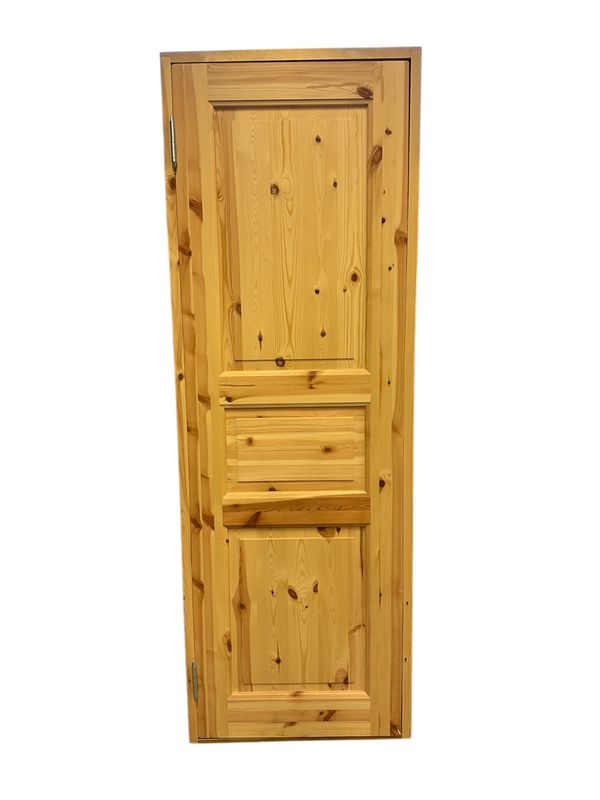 Dörr med 3 speglar, 69x199 cm, med karm