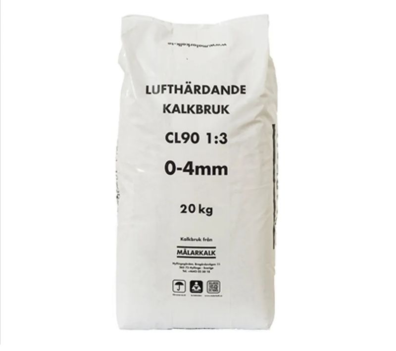 Luftkalkbruk CL90 1:3 0-4mm 20 kg 