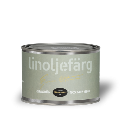 Grågrön Linoljefärg 0,5L