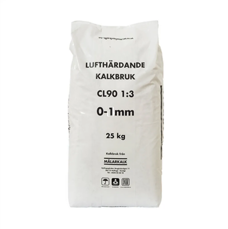 Luftkalkbruk CL90 1:3 0-1mm 25 kg