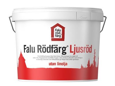 Falu Rödfärg, Ljusröd 10L (utan linolja)