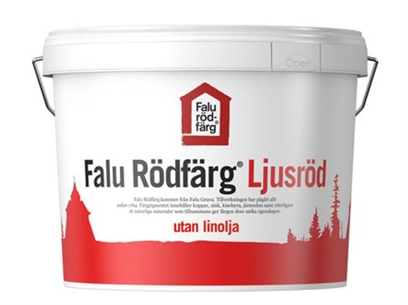 Falu Rödfärg, Ljusröd 10L (utan linolja)