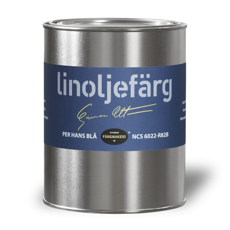 Per Hans blå Linoljefärg 1L
