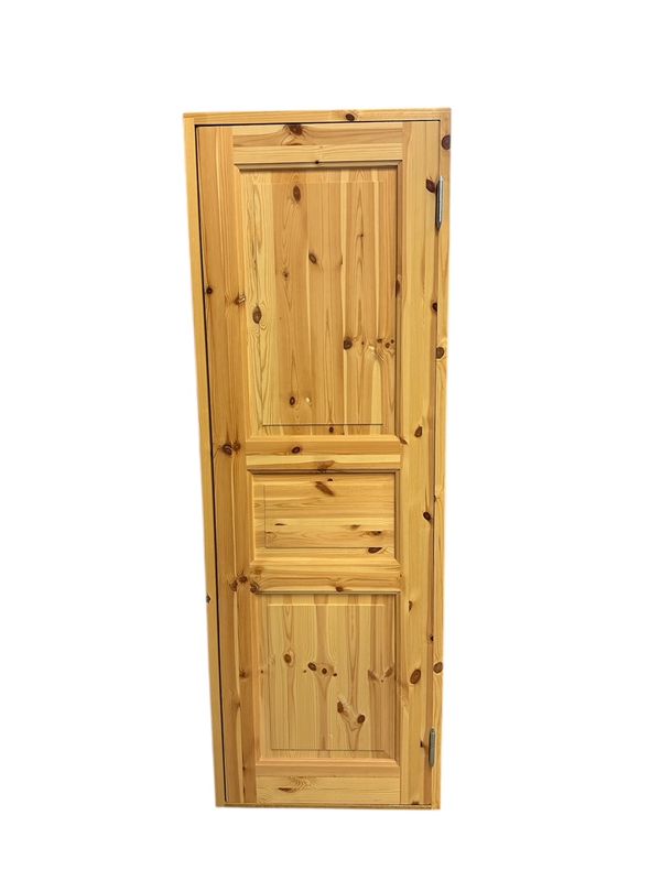 Dörr med 3 speglar, 69x199 cm, med karm