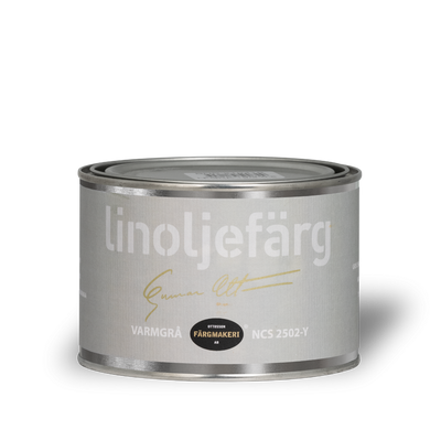 Varmgrå Linoljefärg 0,5L
