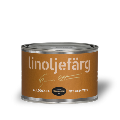 1A-94 Guldockra Linoljefärg 0,5L