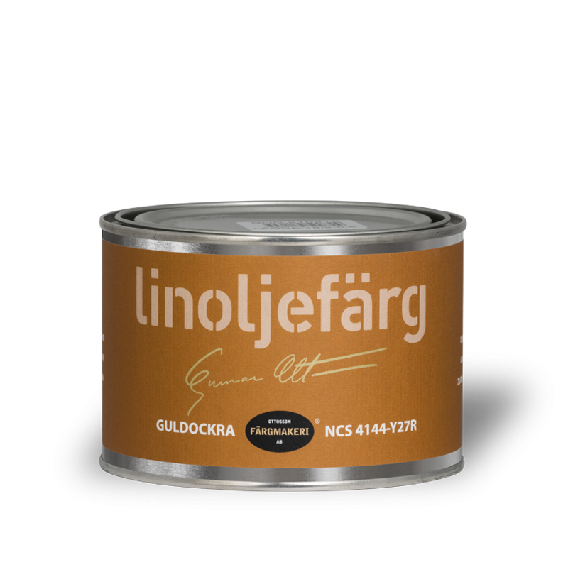 1A-94 Guldockra Linoljefärg 0,5L