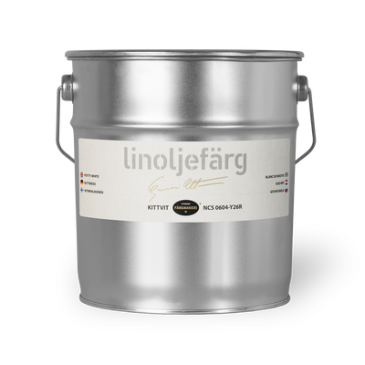 Kittvit Linoljefärg 3L