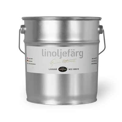 Ljusgrå Linoljefärg 3L