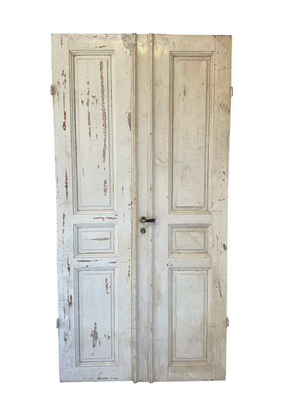 Pardörr med 3 speglar, 117,5x236 cm, utan karm