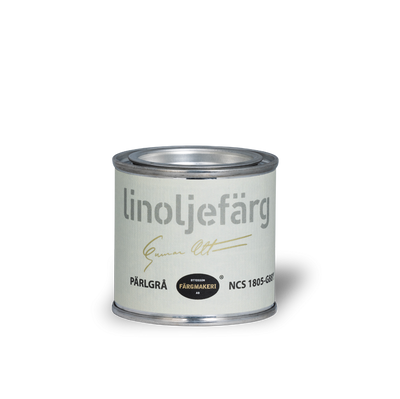 Pärlgrå Linoljefärg 0,1L