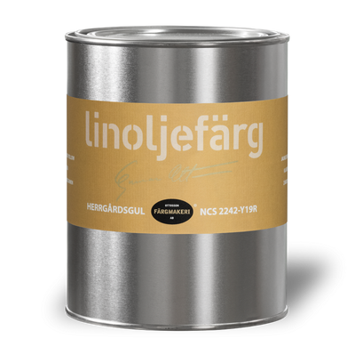 Herrgårdsgul Linoljefärg 1L