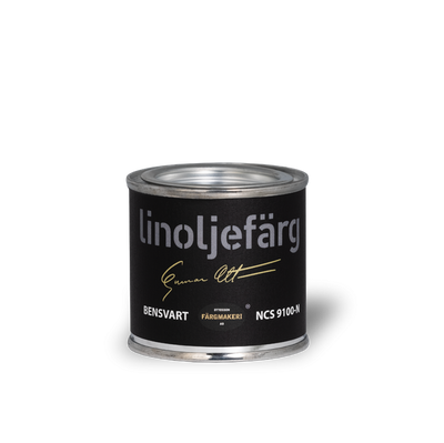 1A-98 Bensvart Linoljefärg 0,1L