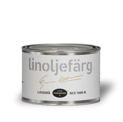 Ljusgrå Linoljefärg 0,5L