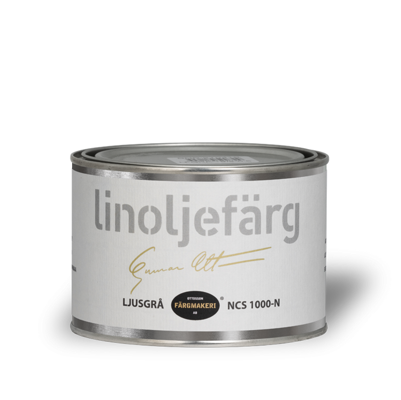 Ljusgrå Linoljefärg 0,5L