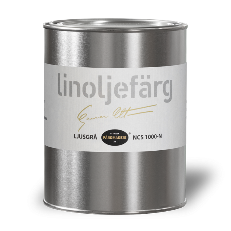 Ljusgrå Linoljefärg 1L