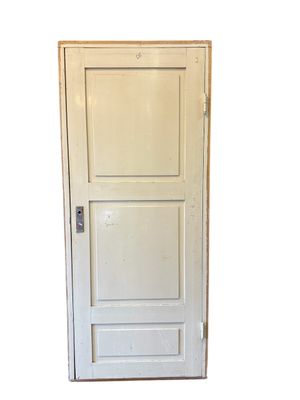 Dörr med 3 speglar, 79x185 cm, med karm