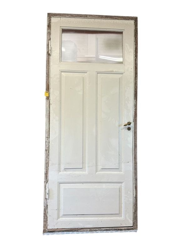 Dörr med 4 speglar, 99,5x233,5 cm, med karm+glas 