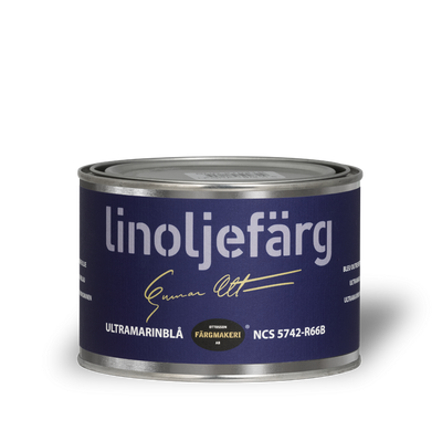 1A-HWR Ultramarinblå Linoljefärg 0,5L