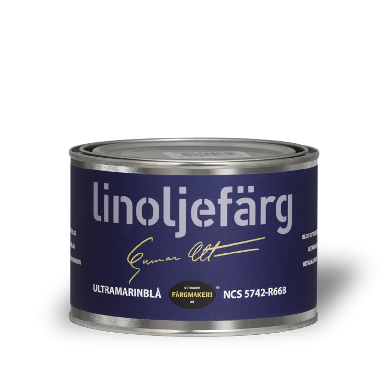 1A-HWR Ultramarinblå Linoljefärg 0,5L