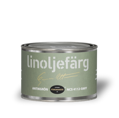 Antikgrön Linoljefärg 0,5L