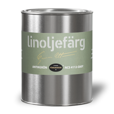 Antikgrön Linoljefärg 1L
